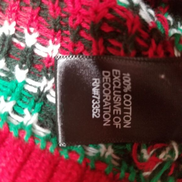 33 Degrees Santa T-Rex Dinosaur Ugly Christmas Sweater Adult Medium - Picture 5 of 11